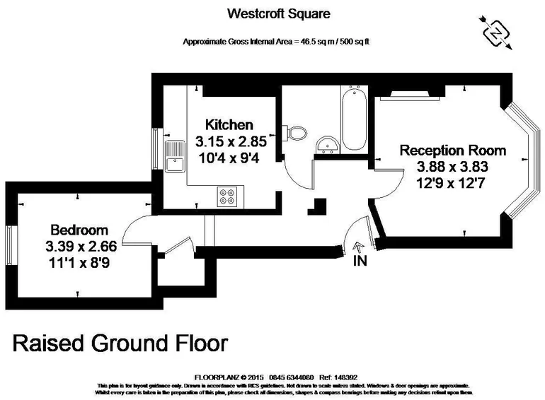 Floorplan 1 for Westcroft Square London W6