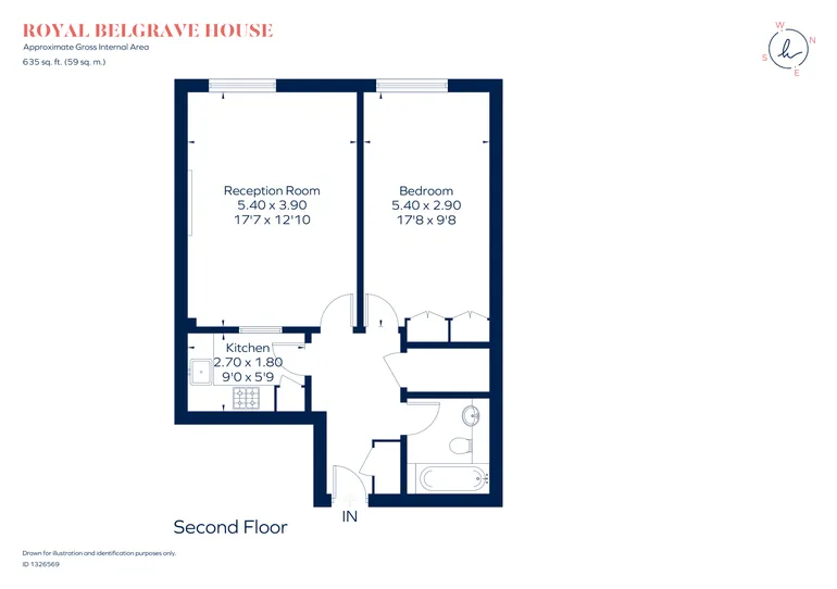 Floorplan 1 for Royal Belgrave House London SW1V