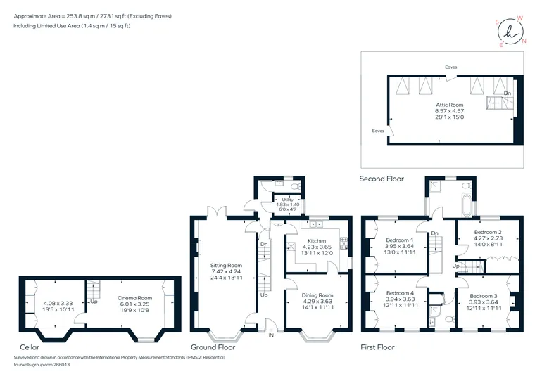 Floorplan 1 for Tilford Road Hindhead GU26