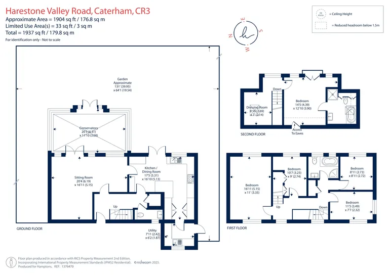 Floorplan 1 for Harestone Valley Road Caterham CR3