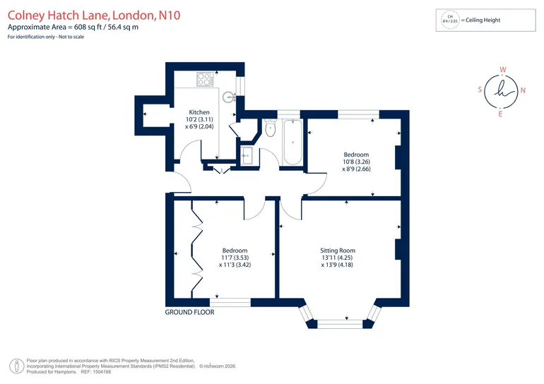 Floorplan 1 for Colney Hatch Lane London N10