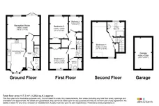 Dan Y Fron, Tonyrefail, Porth floorplan 1 out of 1