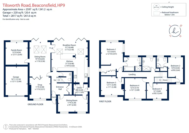 Floorplan 1 for Tilsworth Road, Beaconsfield, HP9