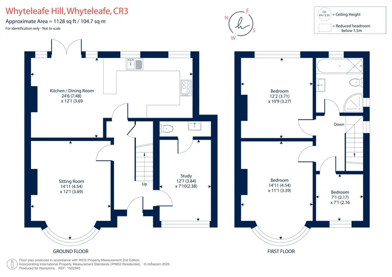Floorplan 1 for Whyteleafe Hill, Whyteleafe, CR3