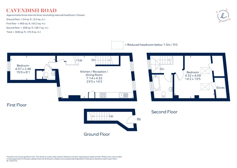 Floorplan 1 for Cavendish Road London SW12