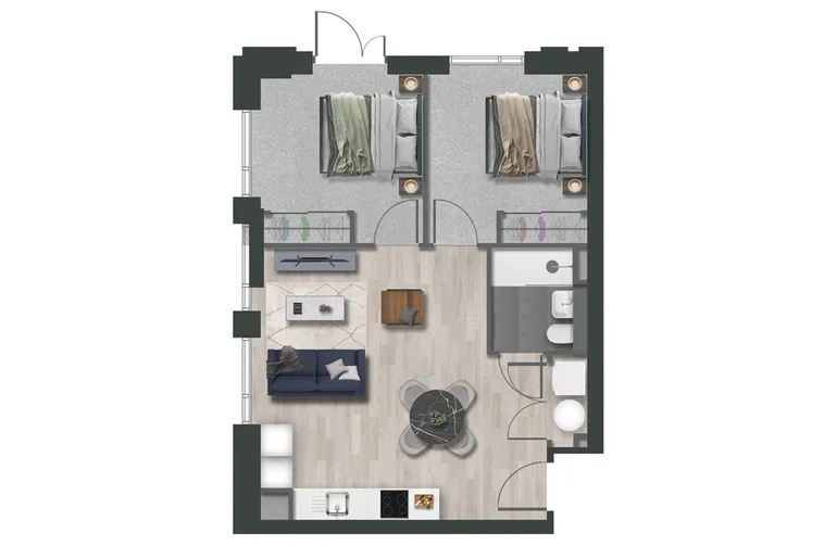 Floorplan 1 for Loudon's Yard, 2 Inkwell Place Birmingham B16