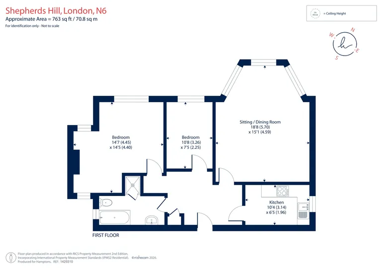 Floorplan 1 for Shepherds Hill London N6