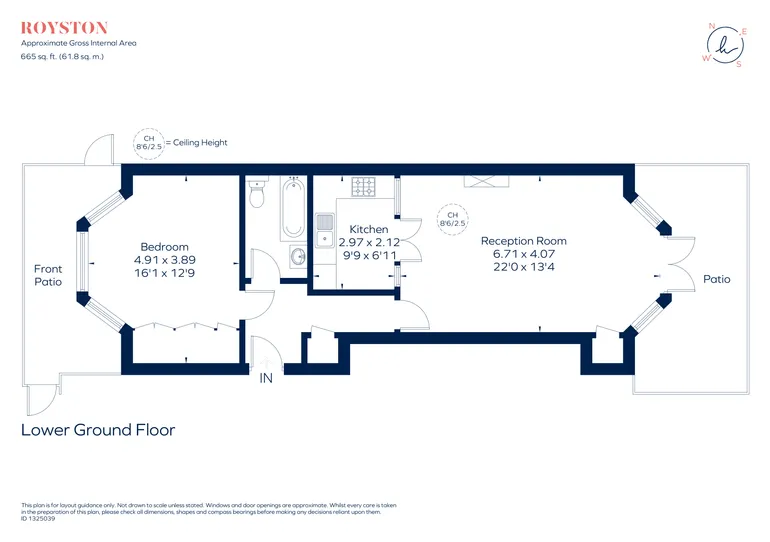Floorplan 1 for Putney Hill, London, SW15