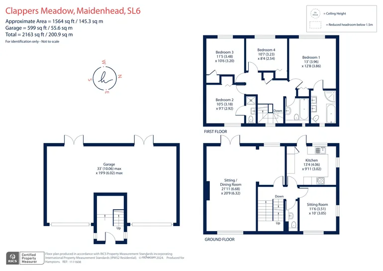 Floorplan 1 for Clappers Meadow Maidenhead SL6