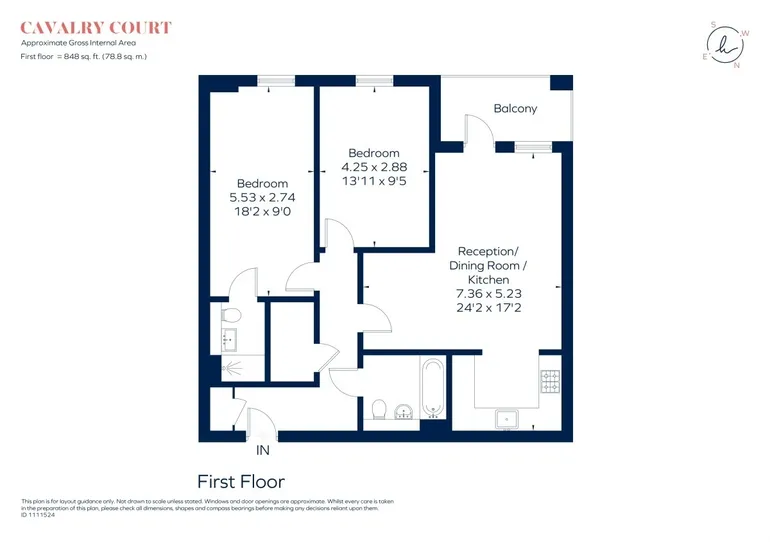 Floorplan 1 for Brumwell Avenue, SE18