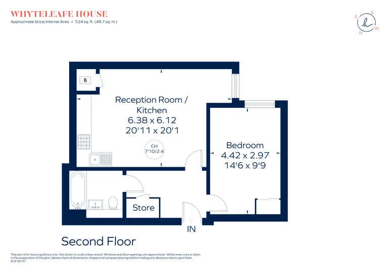 Floorplan 1 for Well Farm Road Whyteleafe CR3