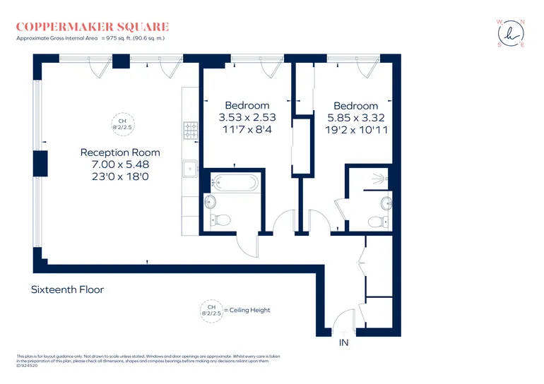 Floorplan 1 for Cherry Park Lane London E20