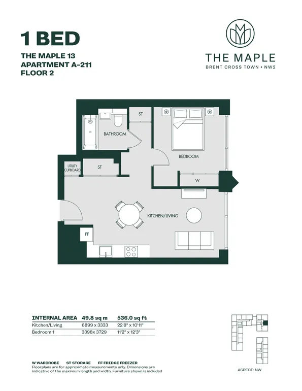 Floorplan 1 for Aviator Drive London NW2