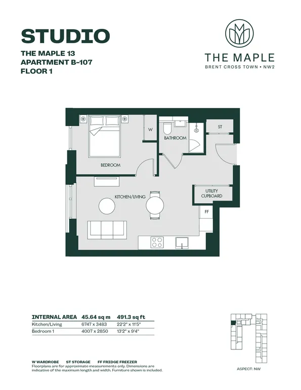 Floorplan 1 for Aviator Drive London NW2