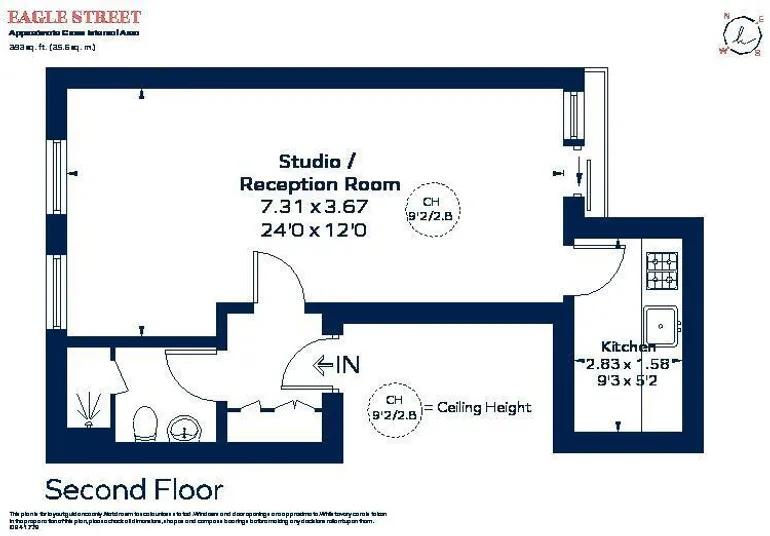 Floorplan 1 for 37 Eagle Street London WC1R