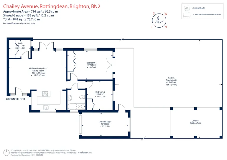 Floorplan 1 for Chailey Avenue Rottingdean BN2