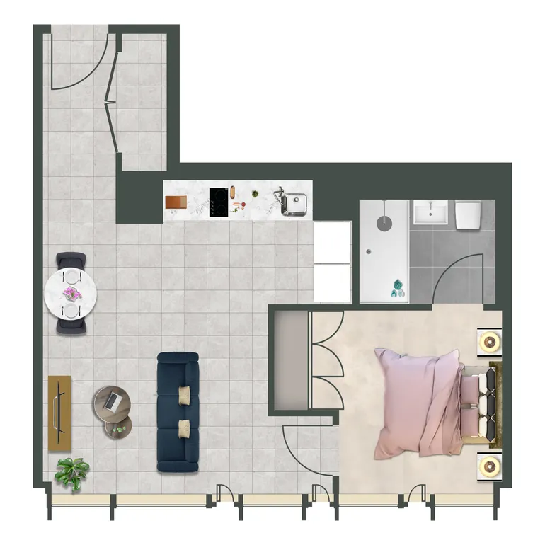 Floorplan 1 for The Mercian, 218 Broad Street Birmingham B15