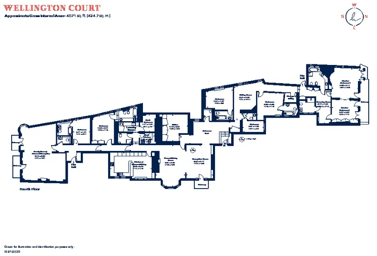 Floorplan 1 for Knightsbridge London SW1X