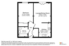 Ferry Court, Cardiff floorplan 1 out of 1