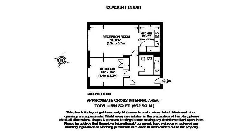 Floorplan 1 for Wrights Lane London W8