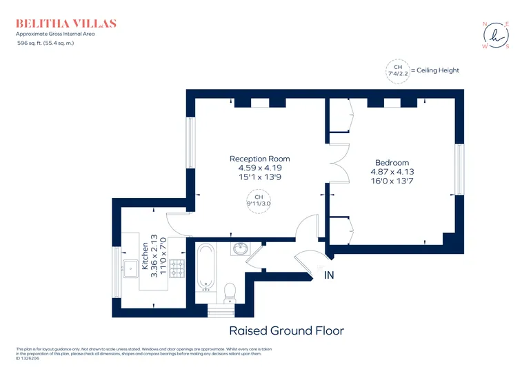 Floorplan 1 for Belitha Villas London N1