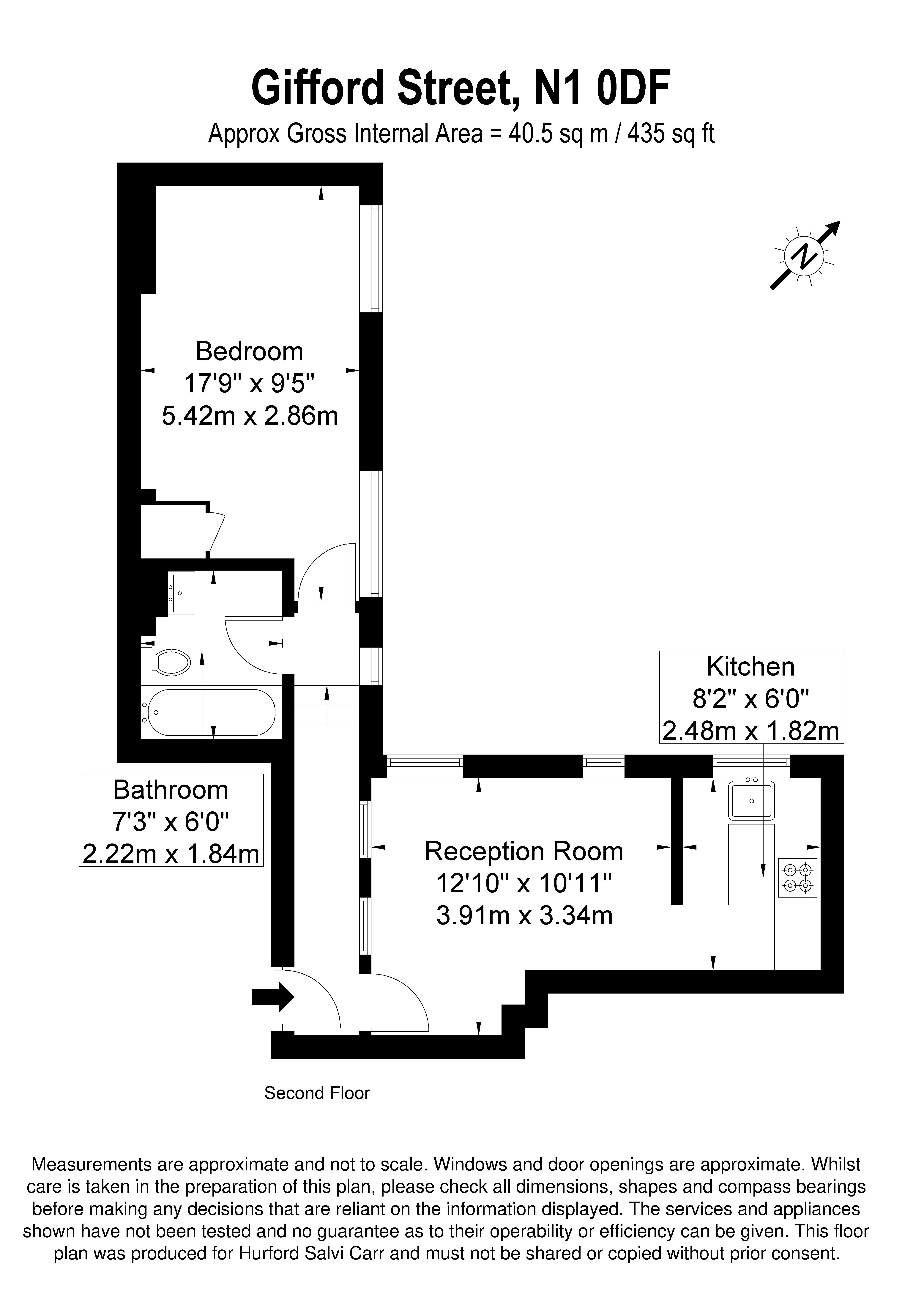 Gifford Street, London, N1 floorplan