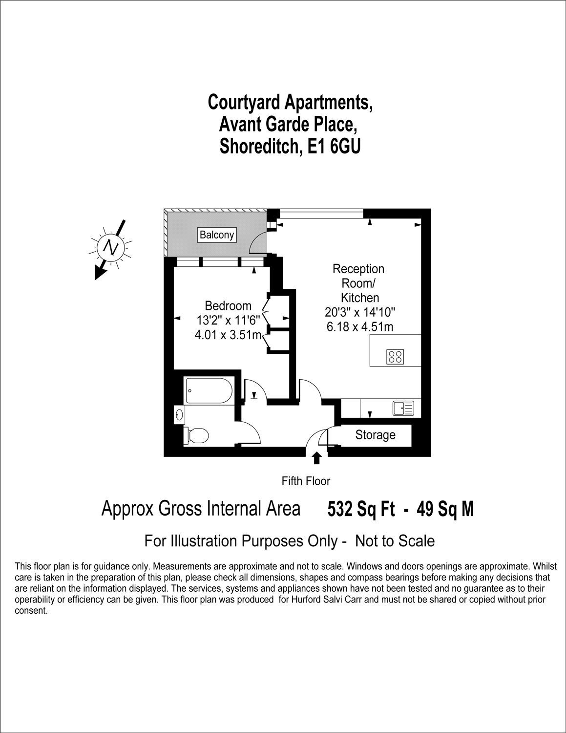 Avantgarde Place, London, E1 floorplan