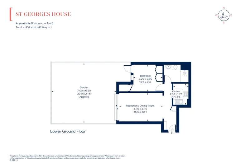 Floorplan 1 for St. Georges Square Pimlico SW1V