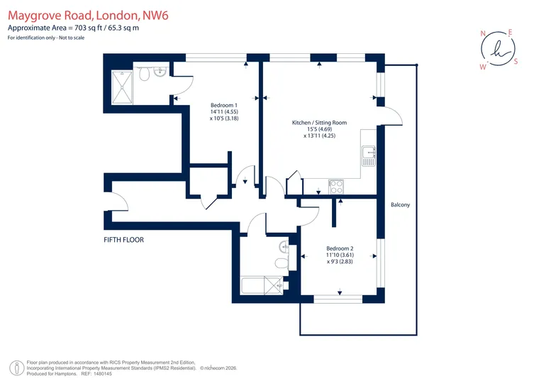 Floorplan 1 for Maygrove Road London NW6