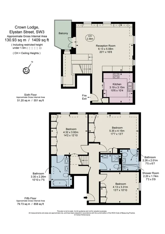 Floorplan 1 for Elystan Street London SW3