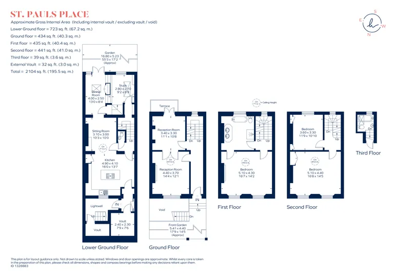Floorplan 1 for St Pauls Place London N1