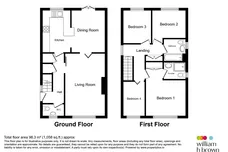 Cricketers Approach, Wrenthorpe, WAKEFIELD floorplan 1 out of 1