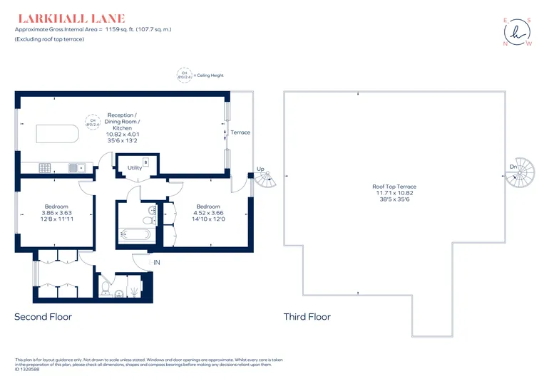 Floorplan 1 for 1 Larkhall Lane, London, SW4