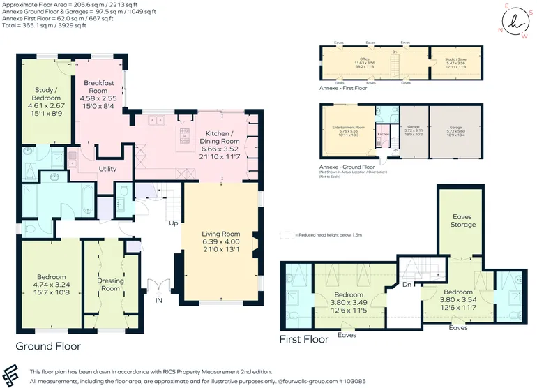 Floorplan 1 for Penn Road, St. Albans, AL2