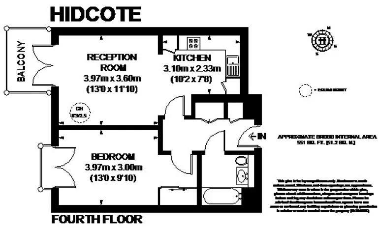 Floorplan 1 for Danvers Avenue London SW11
