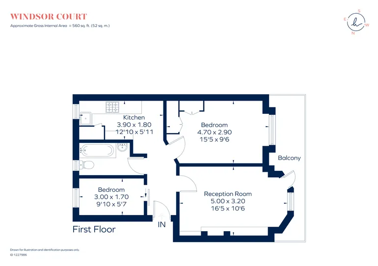Floorplan 1 for The Pavement London SW4