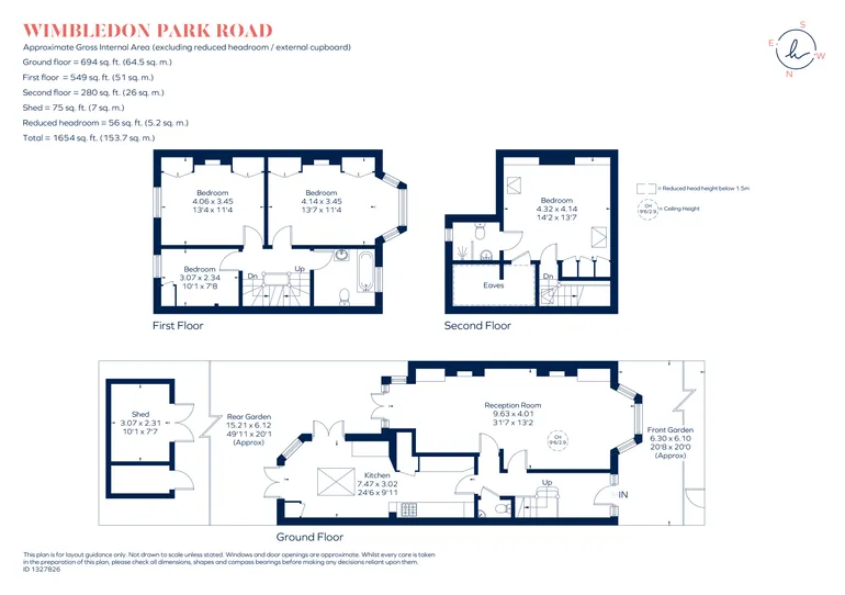 Floorplan 1 for Wimbledon Park Road London SW18