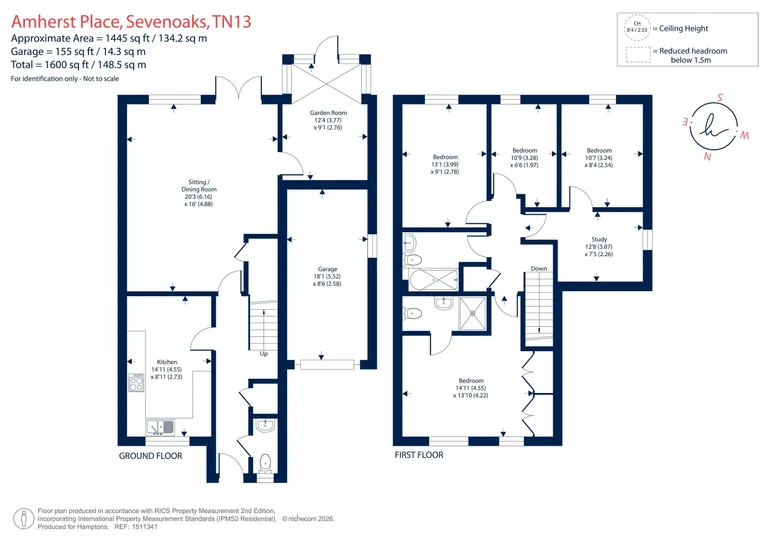 Floorplan 1 for Amherst Place, Sevenoaks, TN13