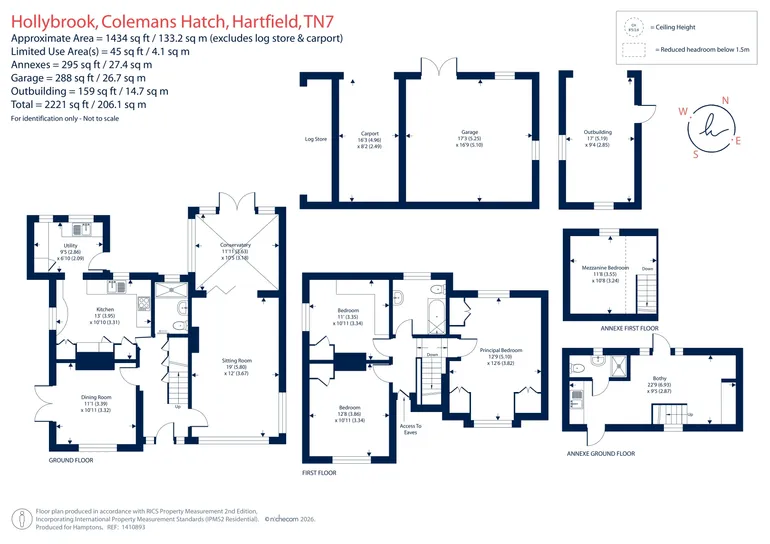 Floorplan 1 for Coleman's Hatch, Hartfield, TN7