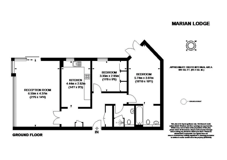 Floorplan 1 for The Downs London SW20