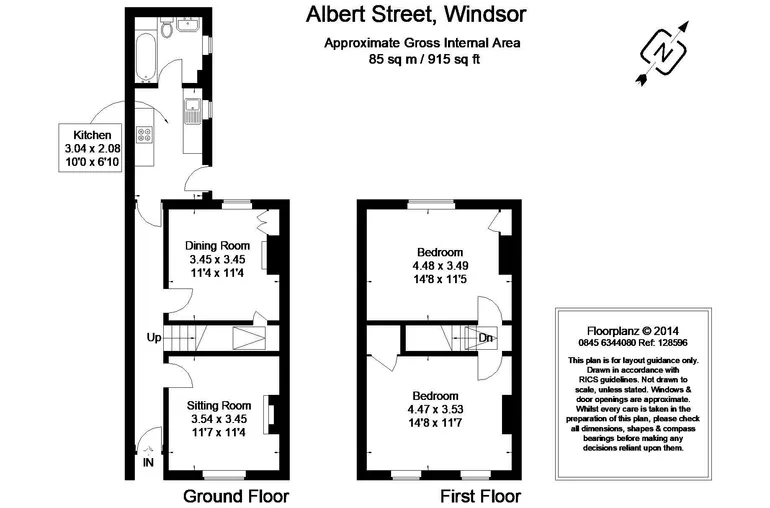 Floorplan 1 for Albert Street Windsor SL4
