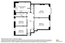 Albert Drive, Glasgow floorplan 1 out of 1