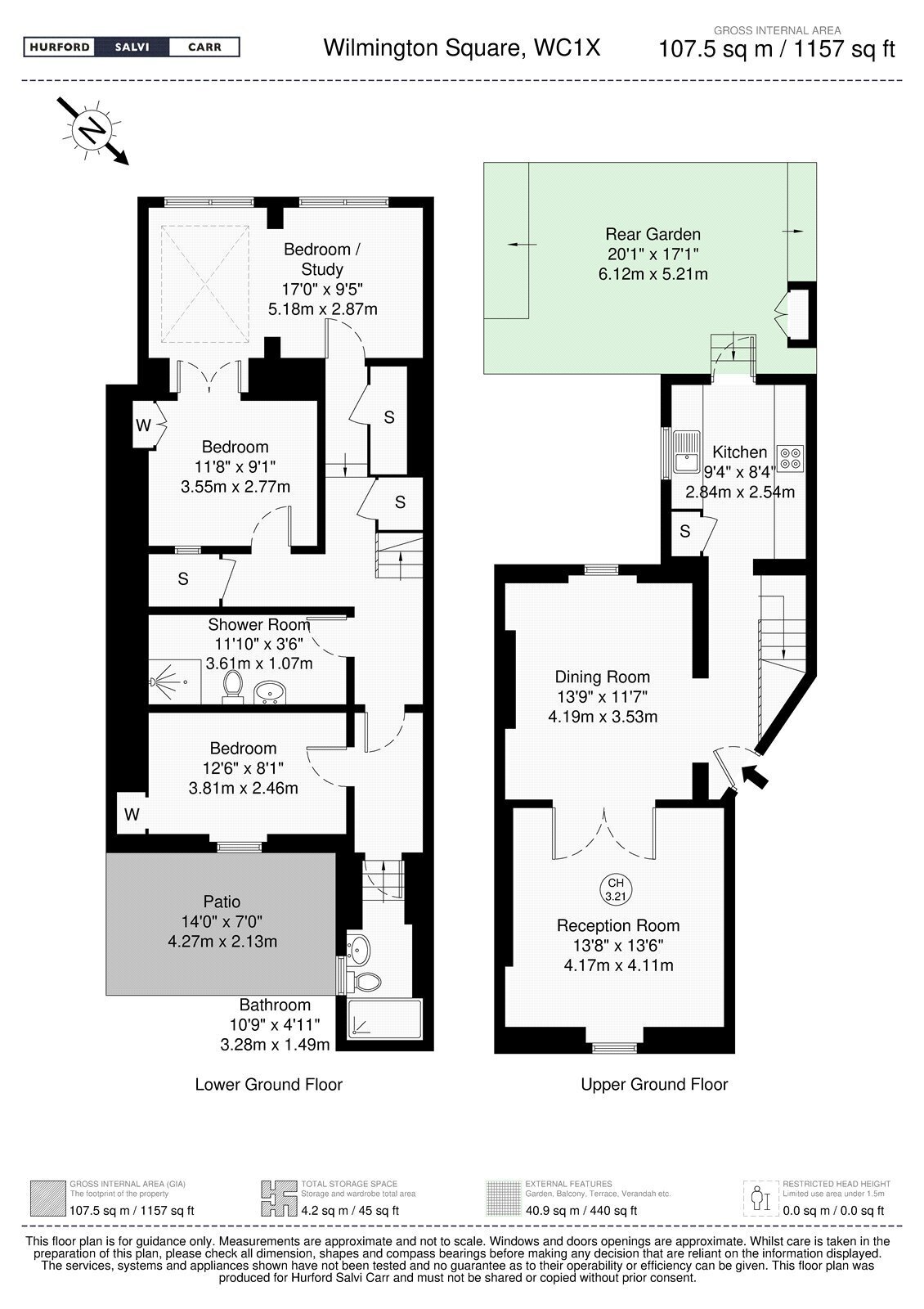 Wilmington Square, London, WC1X floorplan