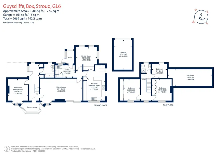 Floorplan 1 for Box, Stroud, GL6