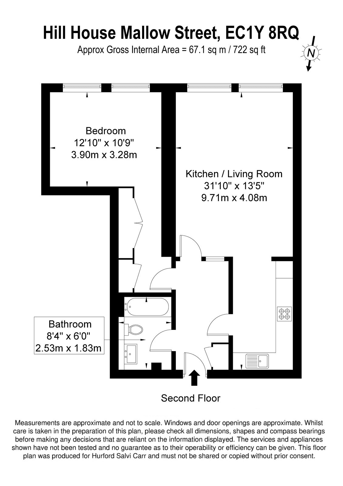 Mallow Street, London, EC1Y floorplan