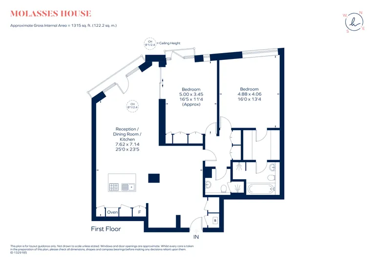 Floorplan 1 for Clove Hitch Quay, London, SW11