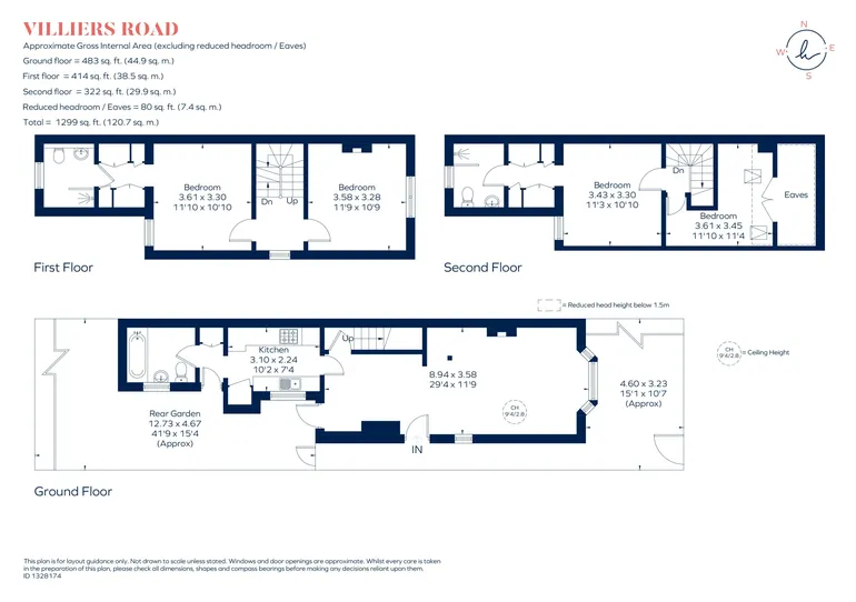 Floorplan 1 for Villiers Road, Kingston Upon Thames, KT1