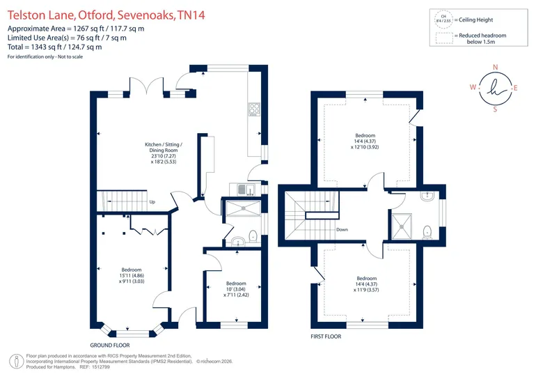 Floorplan 1 for Telston Lane, Otford, TN14