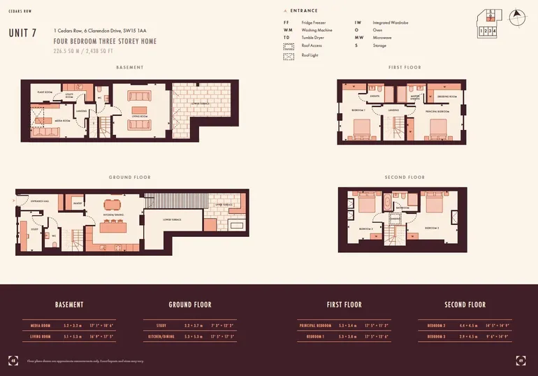 Floorplan 1 for 6 Clarendon Drive, London, SW15