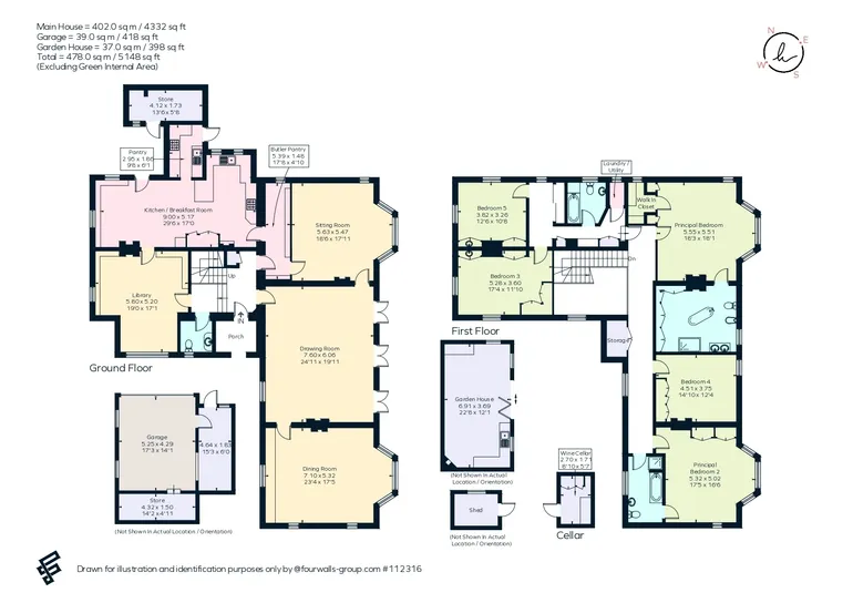 Floorplan 1 for London Road, Bagshot, GU19